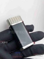 ARW 1:1 Replica Cartier Limited Editions Silver Cap Jet lighter Black&Silver